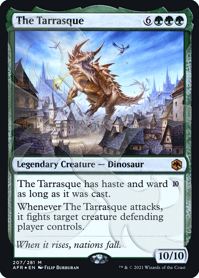 The Tarrasque (Ampersand Promo) [Dungeons & Dragons: Adventures in the Forgotten Realms Promos] Magic: The Gathering