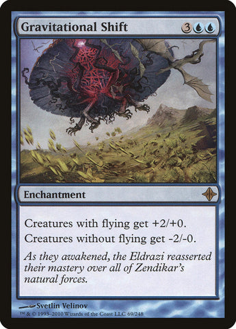 Gravitational Shift [Rise of the Eldrazi] Magic: The Gathering