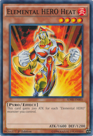 Elemental Hero Heat [SDHS-EN005] Common Yu-Gi-Oh!