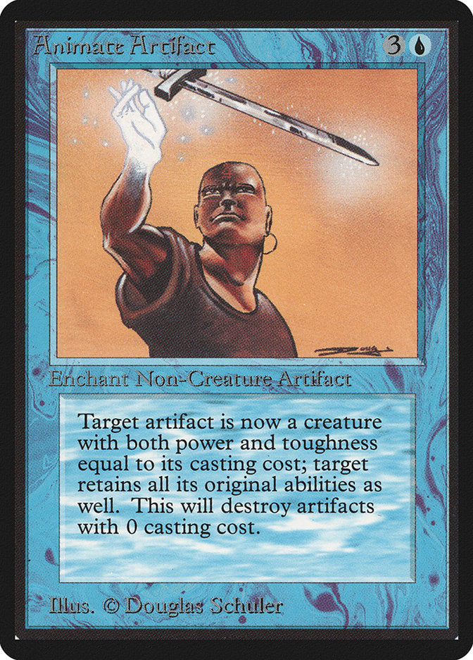 Animate Artifact [Beta Edition] Magic: The Gathering