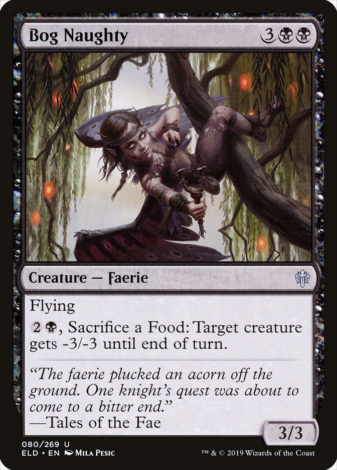 Bog Naughty [Throne of Eldraine] Magic: The Gathering