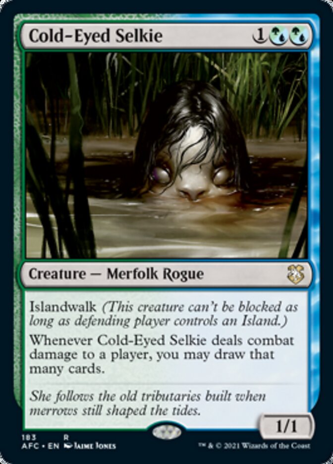 Cold-Eyed Selkie [Dungeons & Dragons: Adventures in the Forgotten Realms Commander] Magic: The Gathering