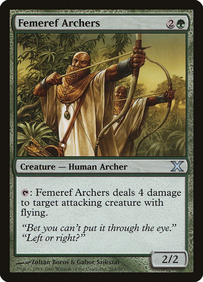 Femeref Archers [Tenth Edition] Magic: The Gathering
