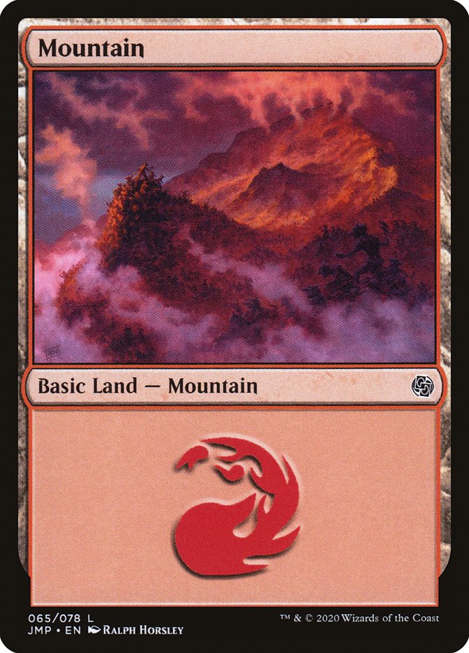 Mountain (65) [Jumpstart] Magic: The Gathering