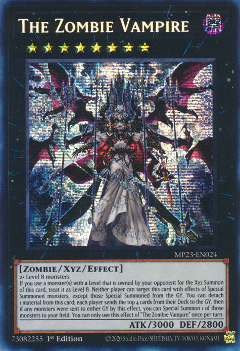 The Zombie Vampire [MP23-EN024] Prismatic Secret Rare Yu-Gi-Oh!