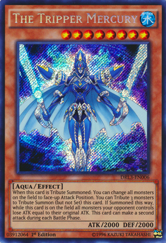 The Tripper Mercury [DRL3-EN006] Secret Rare Yu-Gi-Oh!