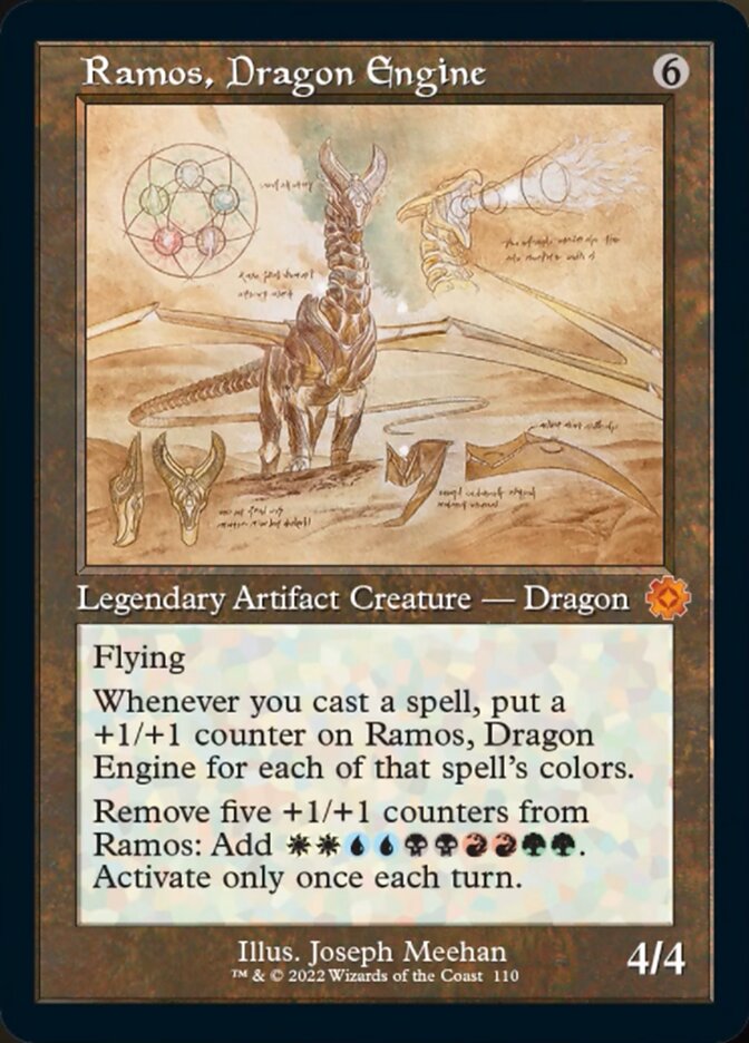 Ramos, Dragon Engine (Retro Schematic) [The Brothers' War Retro Artifacts] Magic: The Gathering