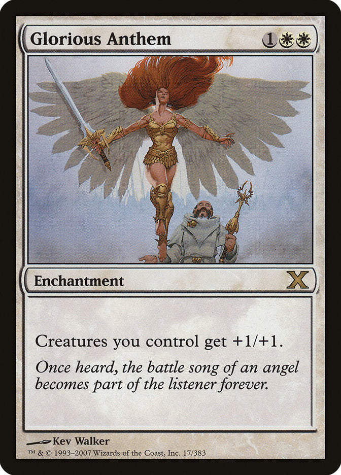 Glorious Anthem [Tenth Edition] Magic: The Gathering