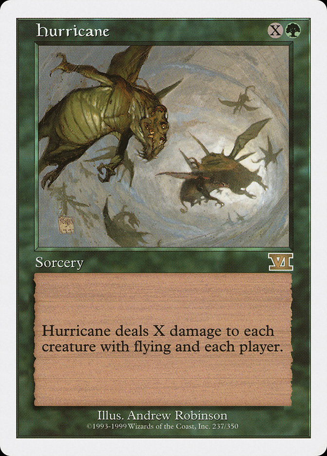 Hurricane [Classic Sixth Edition] Magic: The Gathering