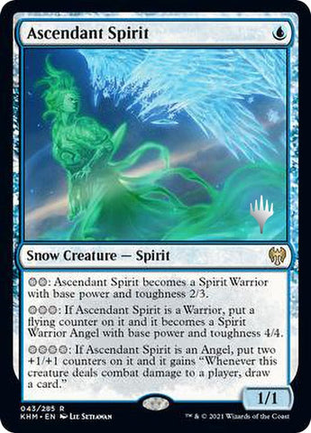 Ascendant Spirit (Promo Pack) [Kaldheim Promos] Magic: The Gathering