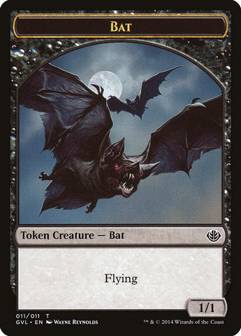 Bat Token (Garruk vs. Liliana) [Duel Decks Anthology Tokens] Magic: The Gathering