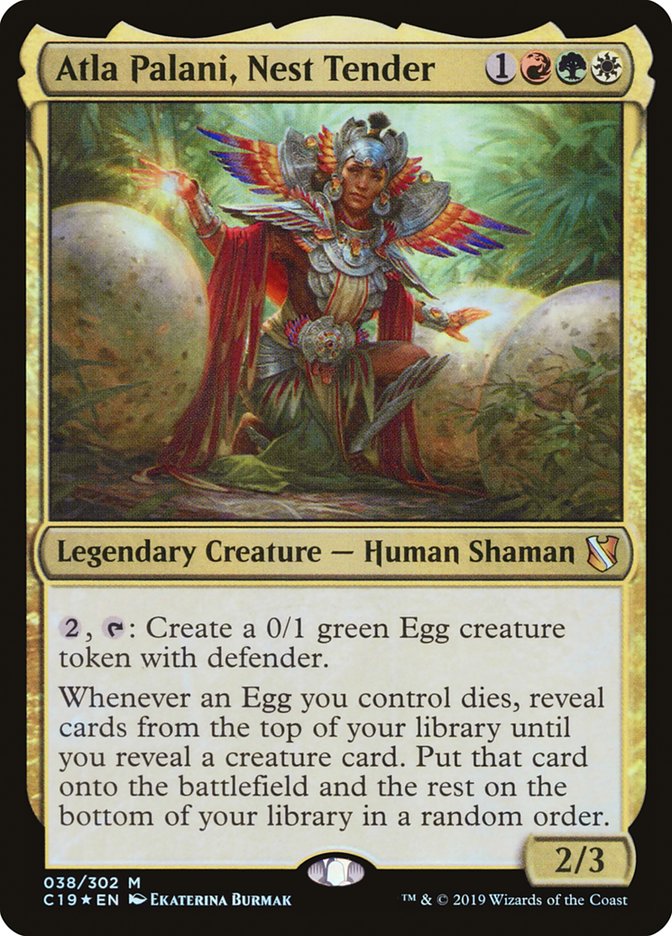 Atla Palani, Nest Tender [Commander 2019] Magic: The Gathering