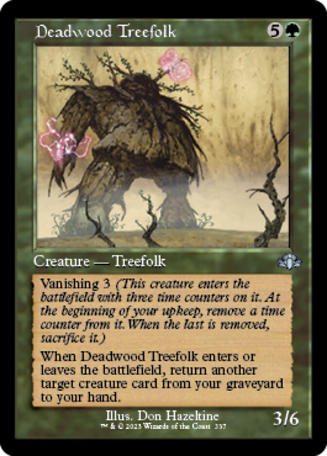 Deadwood Treefolk (Retro) [Dominaria Remastered] Magic: The Gathering