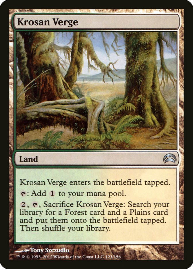 Krosan Verge [Planechase 2012] Magic: The Gathering