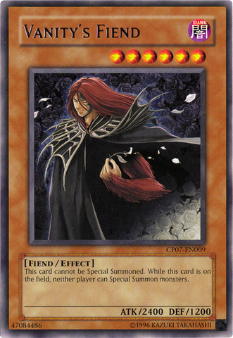 Vanity's Fiend [CP07-EN009] Rare Yu-Gi-Oh!