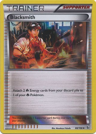 Blacksmith (88/106) (Sheen Holo Pyroar Collection Exclusive) [XY: Flashfire] Pokémon