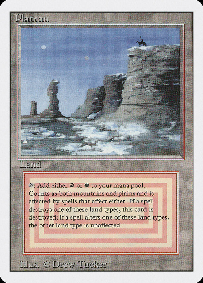 Plateau [Revised Edition] Magic: The Gathering