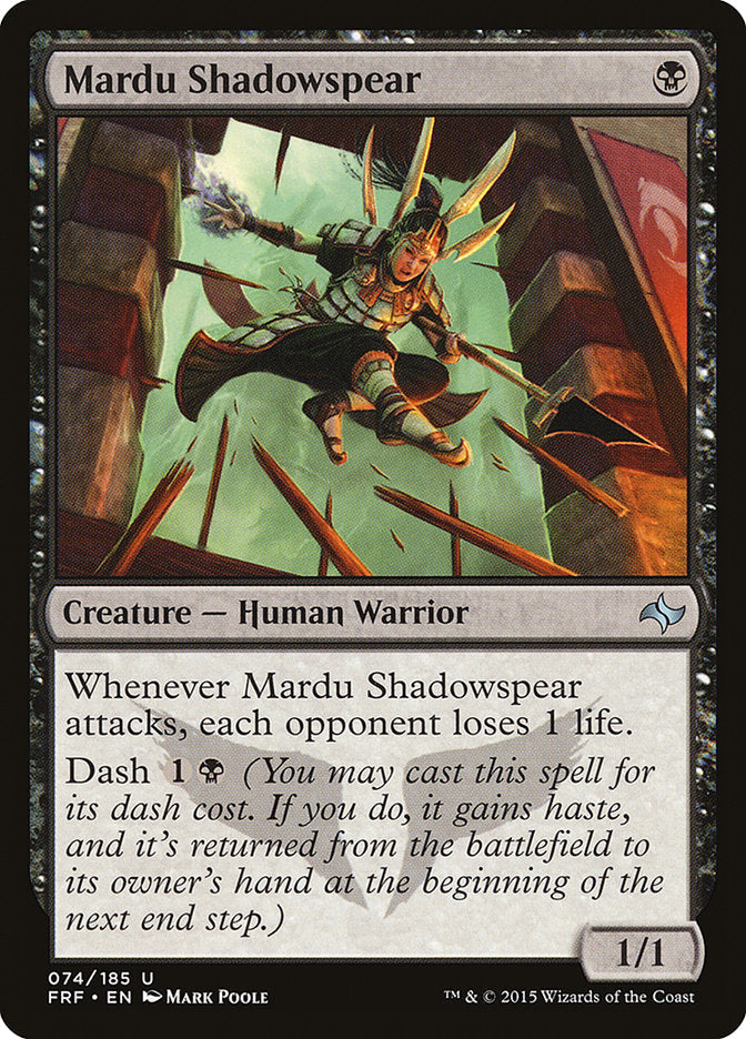 Mardu Shadowspear [Fate Reforged] Magic: The Gathering