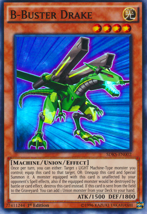 B-Buster Drake [SDKS-EN002] Super Rare Yu-Gi-Oh!