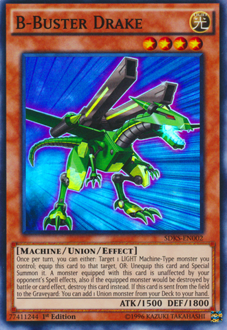 B-Buster Drake [SDKS-EN002] Super Rare Yu-Gi-Oh!