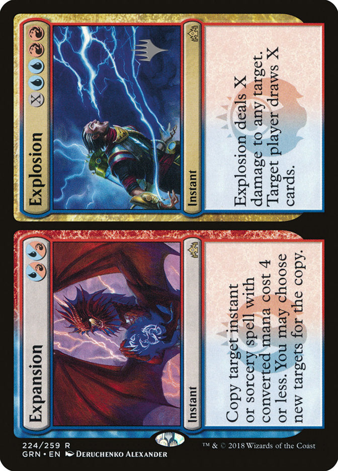 Expansion // Explosion (Promo Pack) [Guilds of Ravnica Promos] Magic: The Gathering