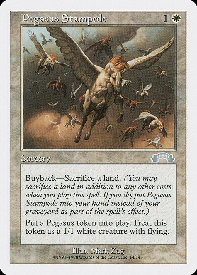 Pegasus Stampede [Anthologies] Magic: The Gathering
