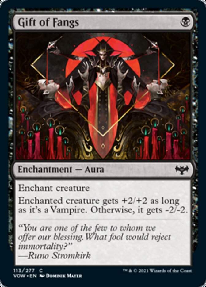 Gift of Fangs [Innistrad: Crimson Vow] Magic: The Gathering