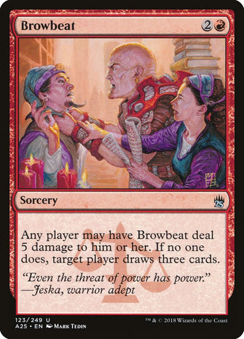 Browbeat [Masters 25] Magic: The Gathering