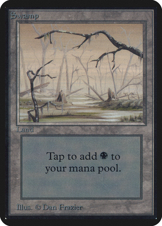 Swamp (291) [Alpha Edition] Magic: The Gathering