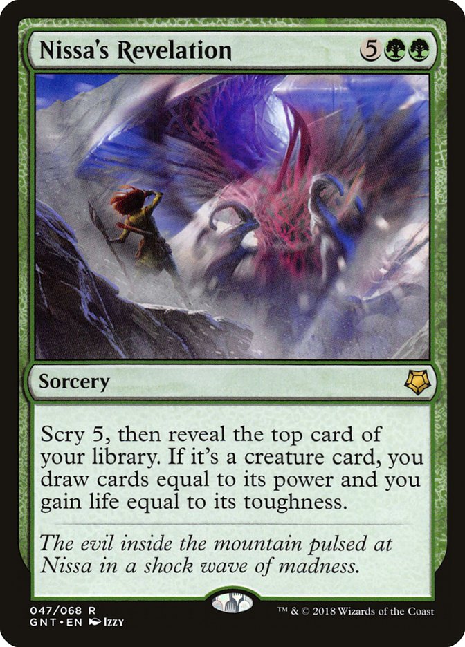 Nissa's Revelation [Game Night 2018] Magic: The Gathering