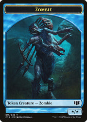 Kraken // Zombie (011/036) Double-Sided Token [Commander 2014 Tokens] Magic: The Gathering