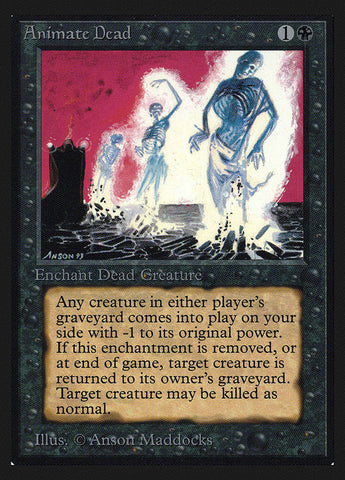 Animate Dead [International Collectors' Edition] Magic: The Gathering