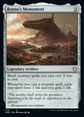 Bontu's Monument [Dominaria United Commander] Magic: The Gathering