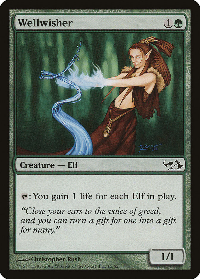 Wellwisher [Duel Decks: Elves vs. Goblins] Magic: The Gathering
