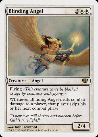 Blinding Angel [Eighth Edition] Magic: The Gathering