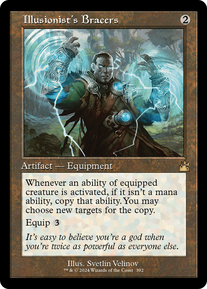 Illusionist's Bracers (Retro Frame) [Ravnica Remastered] Magic: The Gathering