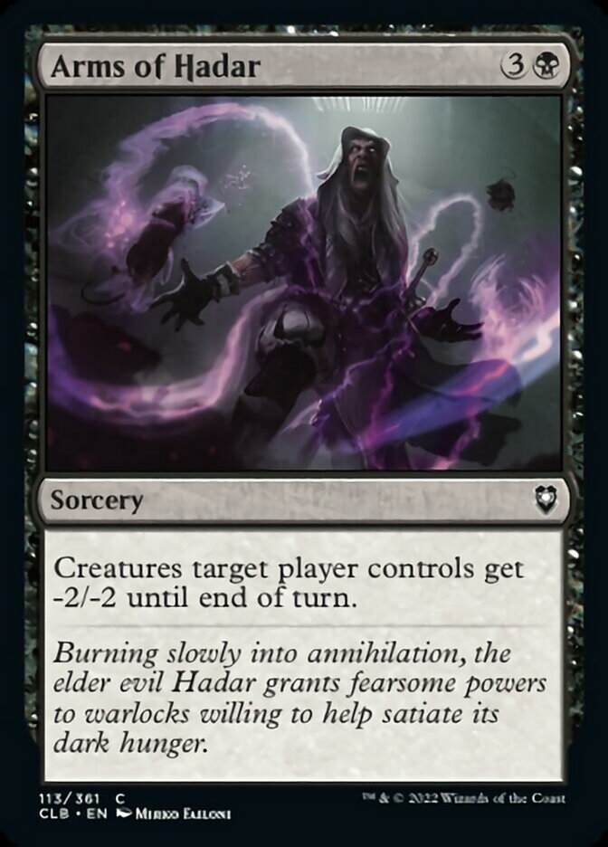 Arms of Hadar [Commander Legends: Battle for Baldur's Gate] Magic: The Gathering