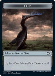 Clue // Plant Double-Sided Token [Double Masters Tokens] Magic: The Gathering