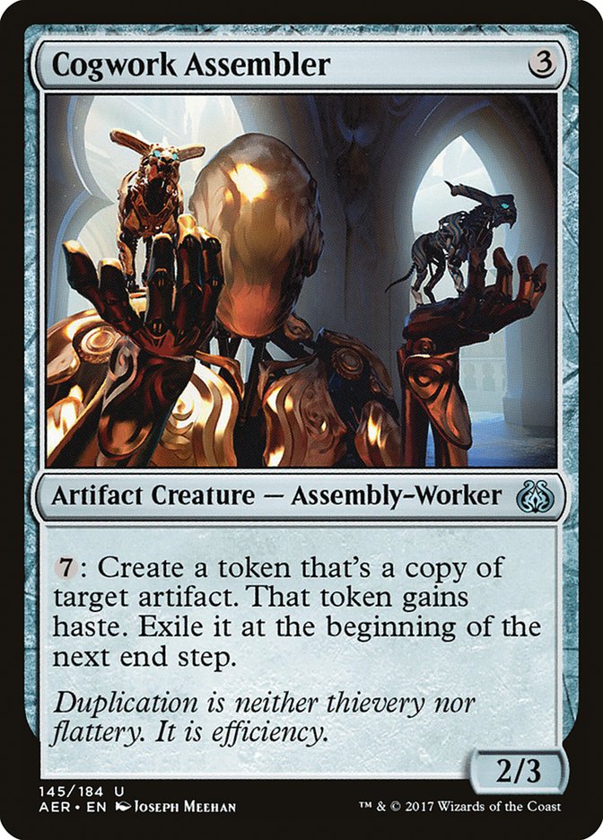 Cogwork Assembler [Aether Revolt] Magic: The Gathering