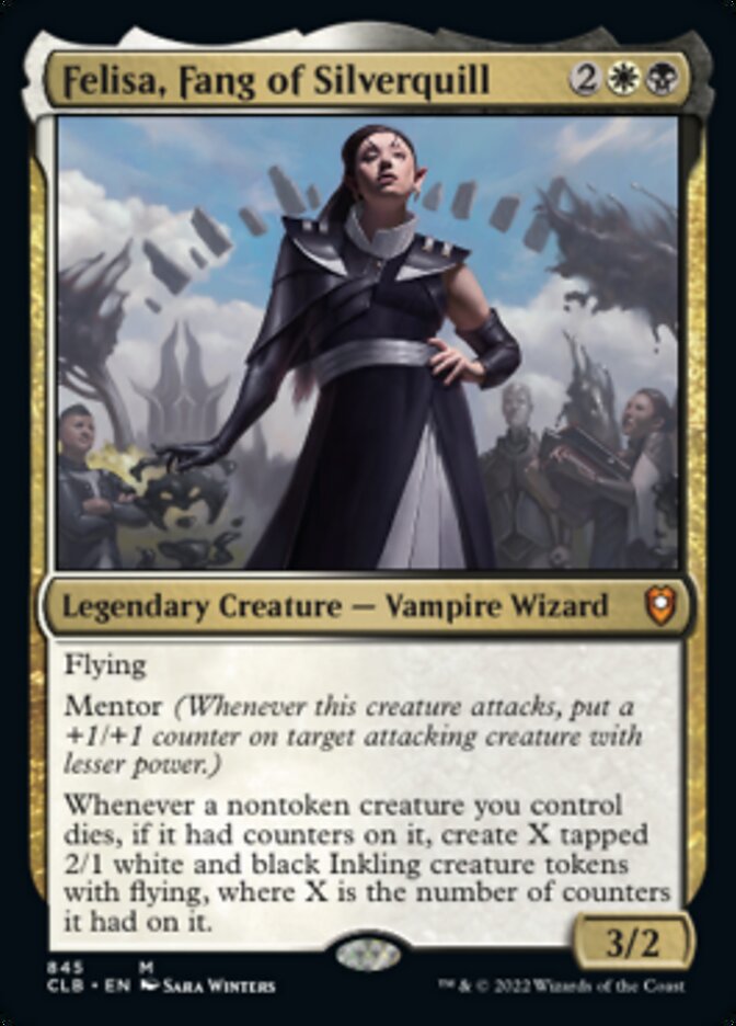 Felisa, Fang of Silverquill [Commander Legends: Battle for Baldur's Gate] Magic: The Gathering