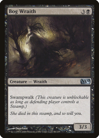 Bog Wraith [Magic 2010] Magic: The Gathering