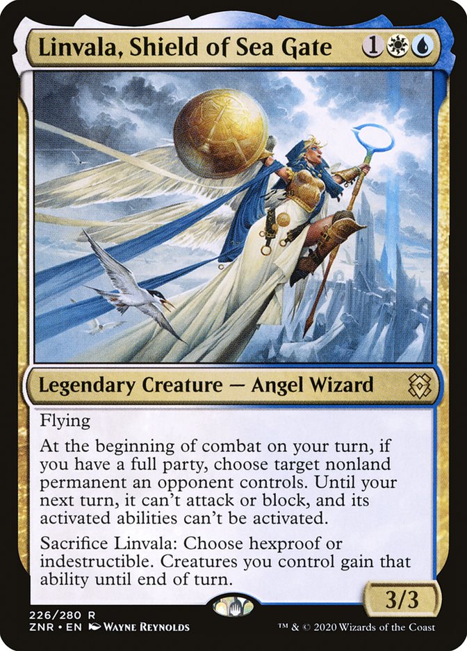 Linvala, Shield of Sea Gate [Zendikar Rising] Magic: The Gathering