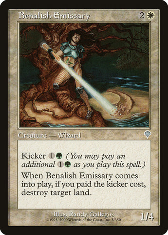 Benalish Emissary [Invasion] Magic: The Gathering