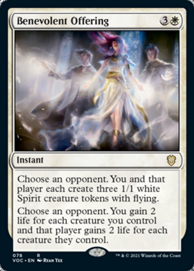Benevolent Offering [Innistrad: Crimson Vow Commander] Magic: The Gathering