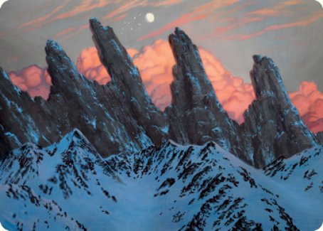 Mountain (275) Art Card [Dungeons & Dragons: Adventures in the Forgotten Realms Art Series] Magic: The Gathering