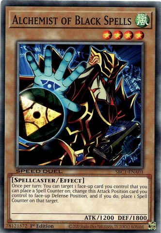 Alchemist of Black Spells [SBC1-ENA03] Common Yu-Gi-Oh!