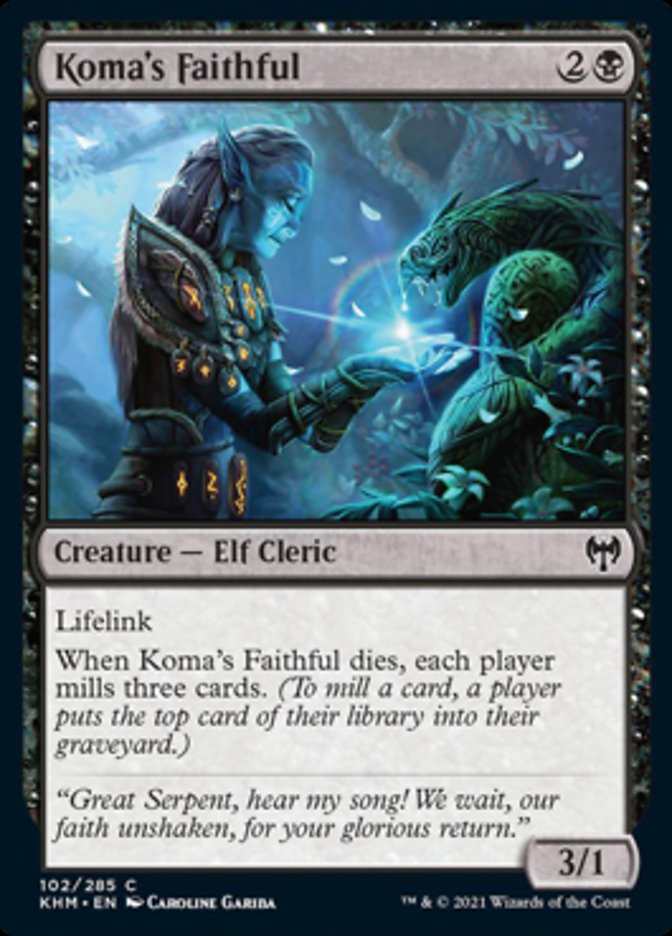 Koma's Faithful [Kaldheim] Magic: The Gathering