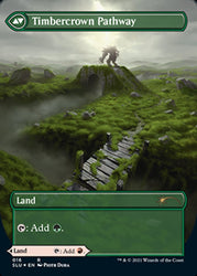 Cragcrown Pathway // Timbercrown Pathway (Borderless) [Secret Lair: Ultimate Edition 2] Magic: The Gathering