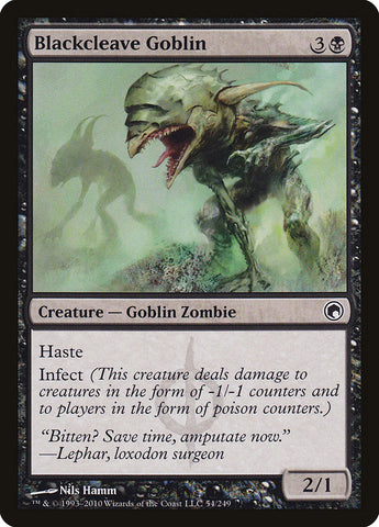 Blackcleave Goblin [Scars of Mirrodin] Magic: The Gathering