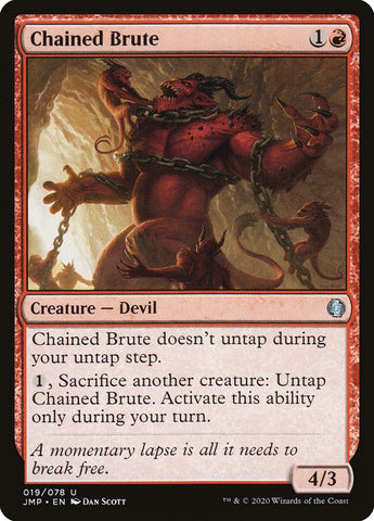 Chained Brute [Jumpstart] Magic: The Gathering